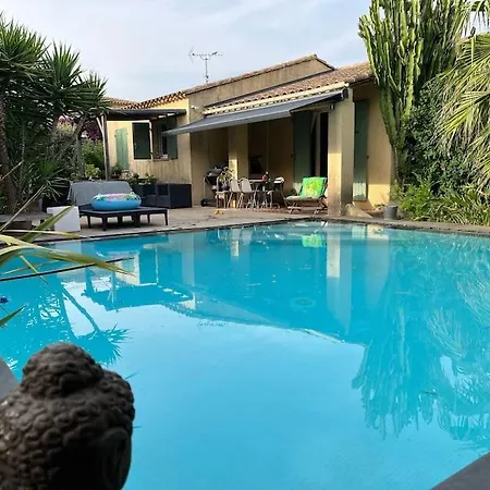 Relaxing Private Vacation W/pool & A/c לה-לונד-לה-מורה